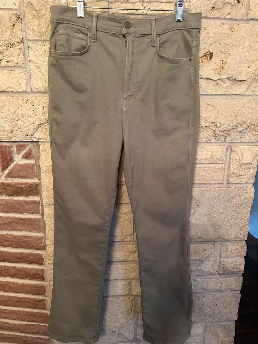 MOTHER women’s sage green jean